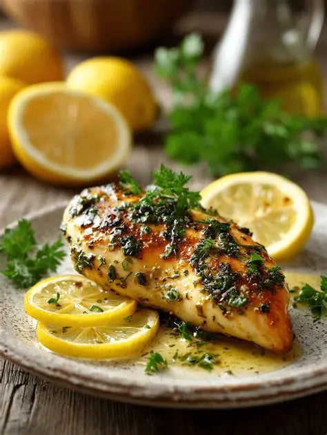 Lemon-herb roast chicken