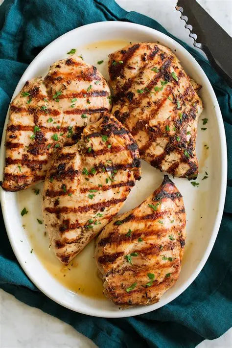 Grilled chicken breast bowl