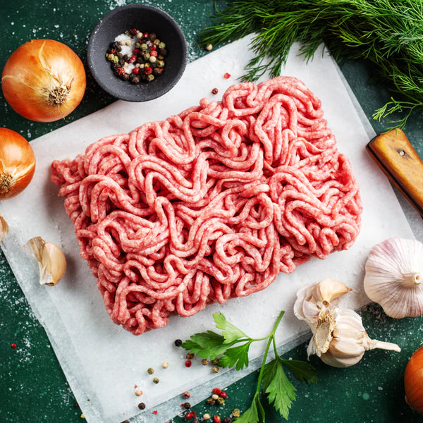 fresh organic minced chicken