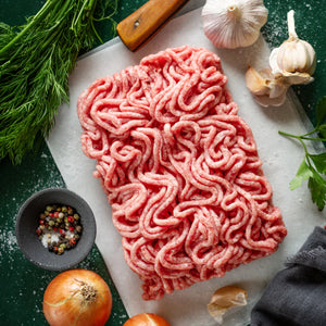 fresh organic minced chicken